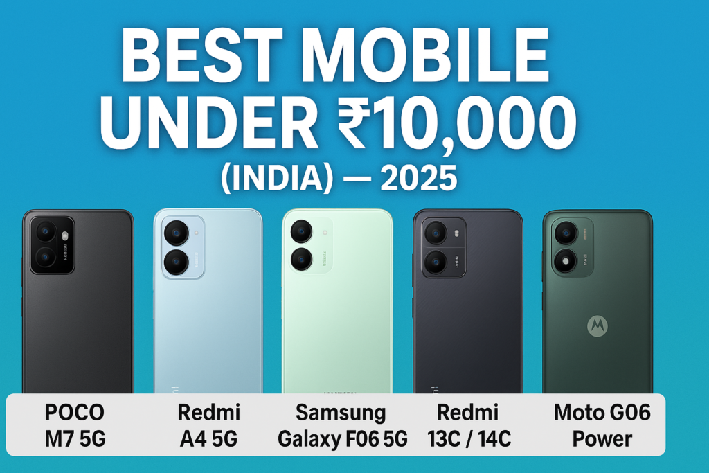 Best mobile under ₹10000